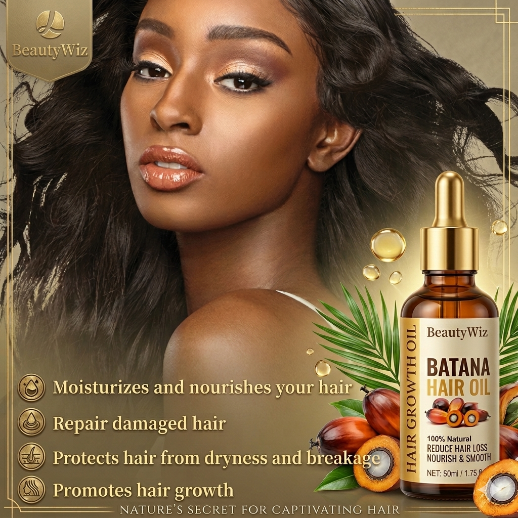 BeautyWiz batana Hair oil - Grow hair back thicker, fuller, and healthier!