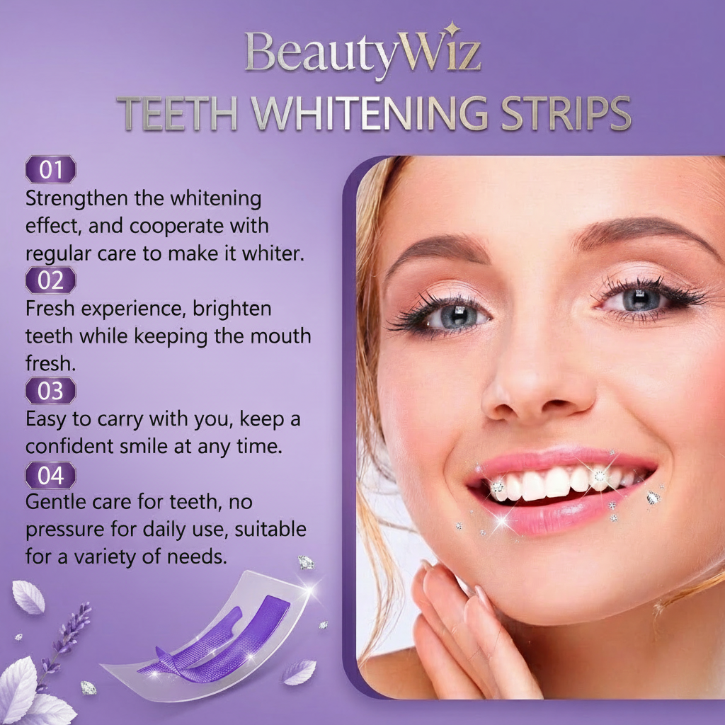 BeautyWiz Whitening Strips - Reveal your true smile in days!