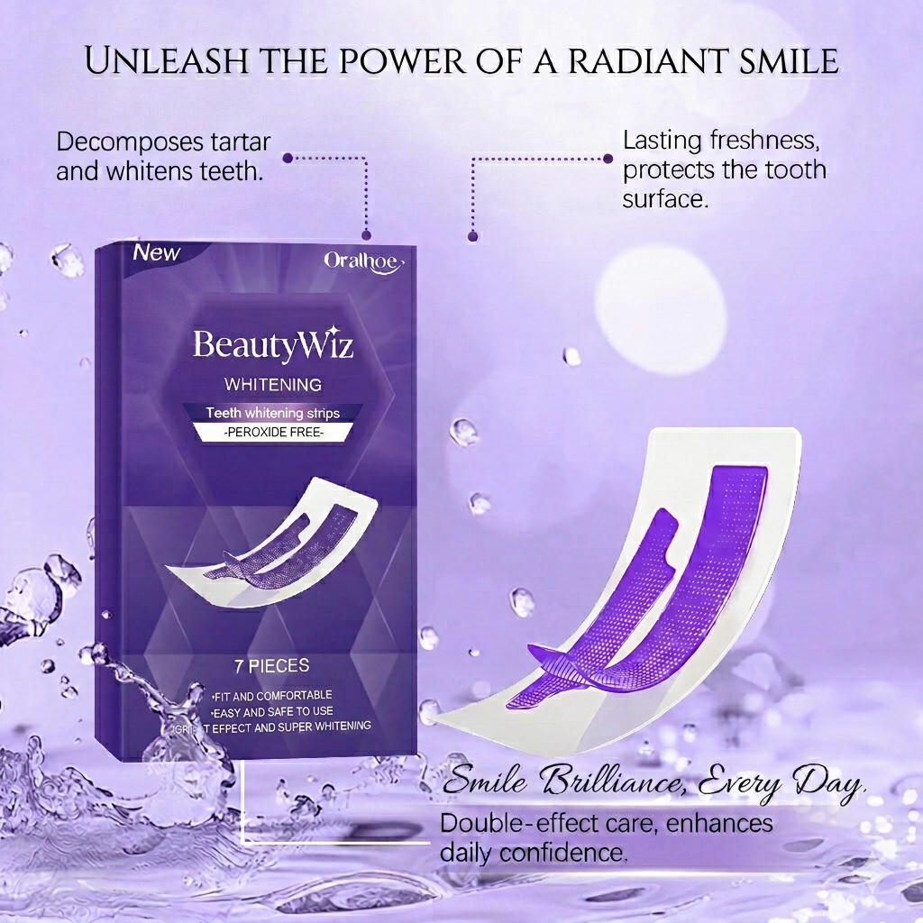 BeautyWiz Whitening Strips - Reveal your true smile in days!