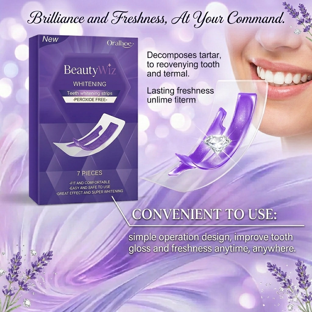 BeautyWiz Whitening Strips - Reveal your true smile in days!